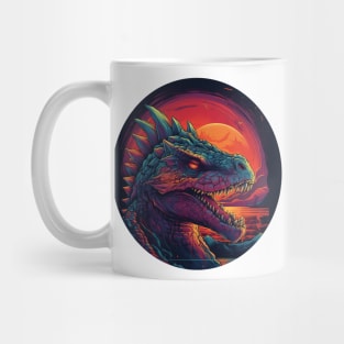 Dragon's Head in a Setting Sun Mug